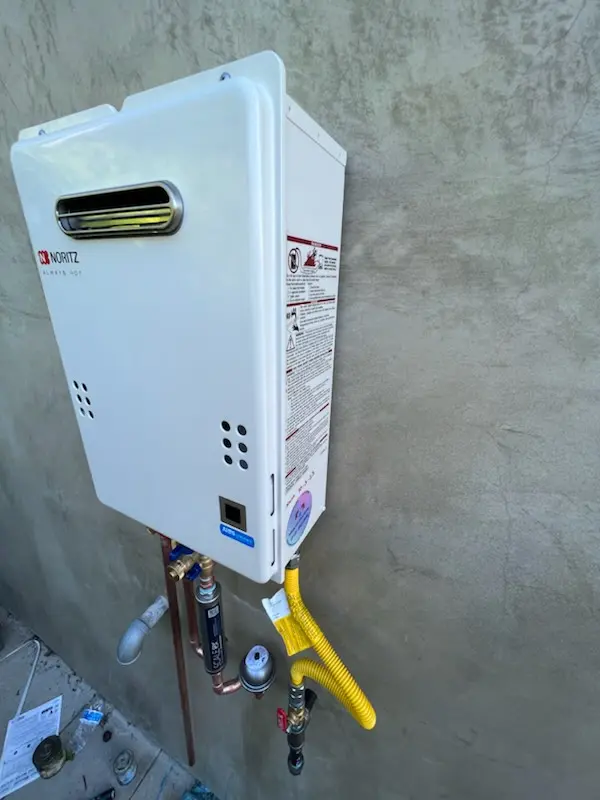 Tankless water heater installation for Sterling Woods homes