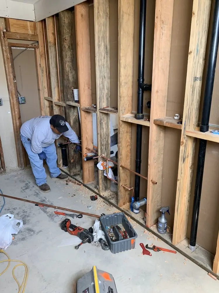 Commercial rough-in plumbing for Commercial Plumbing in Sterling Woods